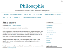 Tablet Screenshot of philo.licorne.org