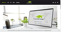 Desktop Screenshot of licorne.com.pl